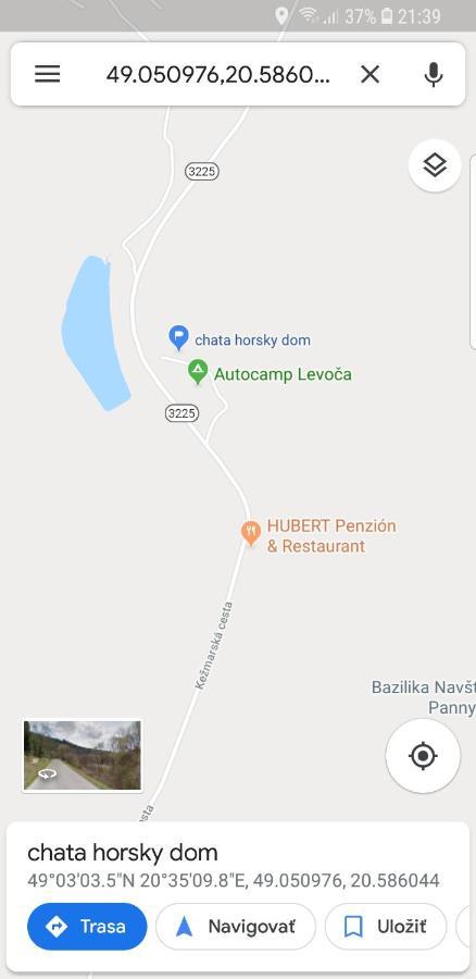 Horsky Dom Villa Levoča Dış mekan fotoğraf